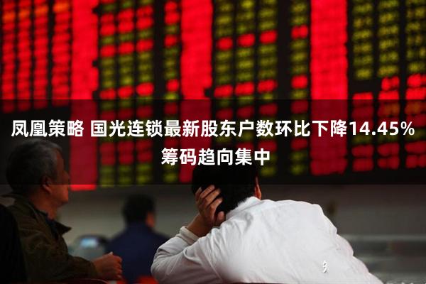凤凰策略 国光连锁最新股东户数环比下降14.45% 筹码趋向集中