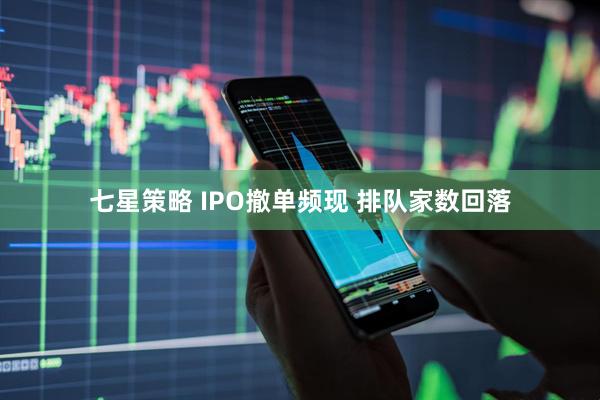七星策略 IPO撤单频现 排队家数回落